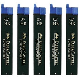 Faber Castell Super Polymer Fine Leads 0.7HB (5x, 0.7HB)