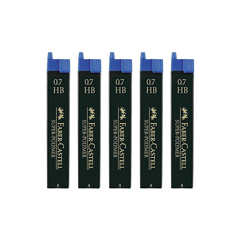 Faber Castell Super Polymer Fine Leads 0.7HB (5x, 0.7HB)