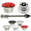 Push Button Latches Red 1.00"" Pro Series & 4"" Stud
