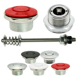 Push Button Latches Red 1.00"" Pro Series & 4"" Stud USA MADE