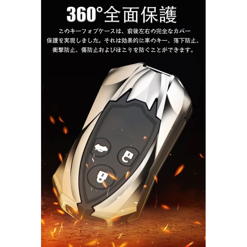 LETINGFAR Key Case for Honda, Smart Key Case, Key Cover,