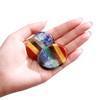 Yeesabella Thumb Worry Stone for Anxiety with Velvet Bag -