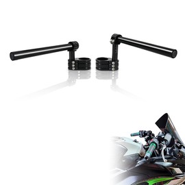 Xitomer 0-3cm (1.2 ") Adjustable Handlebar Clip-On Handle Bar Fit For RC51 2000-2006/ ZX-6R 2013-2021 and so on, Adjustable Fork HandleBar (50mm)