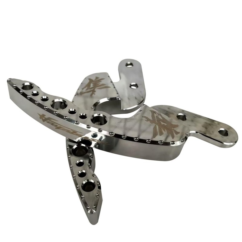 Chrome Rear Passenger Grab Rail Handle Bar Compatible with Suzuki