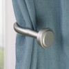 Decopolitan Cap Curtain Holdback, Nickel