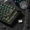 dagaladoo Black Spider Web Key caps Shine Through Keycap Set