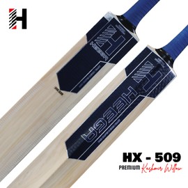 Heega HX-509 Kashmir Willow Bat for Leather Balls (LH | (34.25 in))