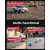 BATTIFE 4 Pack 18 Inch Traffic Cones, PVC Blue Cone,