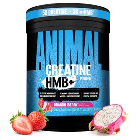 Animal Creatine HMB Powder – 3g myHMB + 5g Creatine with Electrolytes for Recovery & Daily Energy – Dragon Berry Flavor, 30 Servings