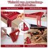 Tofelf 3D Multi-Angle Measuring Ruler,45/90 Degree Aluminum Alloy Woodworking Square