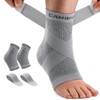 CAMBIVO Ankle Support 1 Pair, Grey M