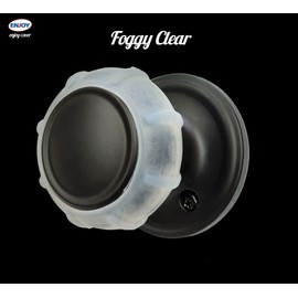Enjoy Cover - Silicone Door knob Grips Nonslip Fits All Door Knob Universal Size 4 Pack (Foggy Clear)