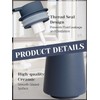 INGOFIN Ceramic Foaming Soap Dispenser -14 oz Foam Hand Soap