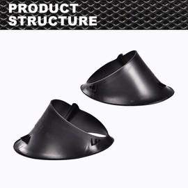 ANDPLAY Fog Light Bezel Compatible with Dodge Ram 1500 2002-2008/ Dodge Ram 2500 3500 2003-2009 Left&Right Fog Lamp Accessories