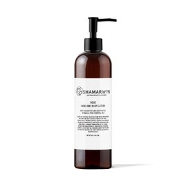 Rose Hand & Body Lotion Natural Organic Shea Butter & Acaí Fruit Oil for Dry Skin 8oz