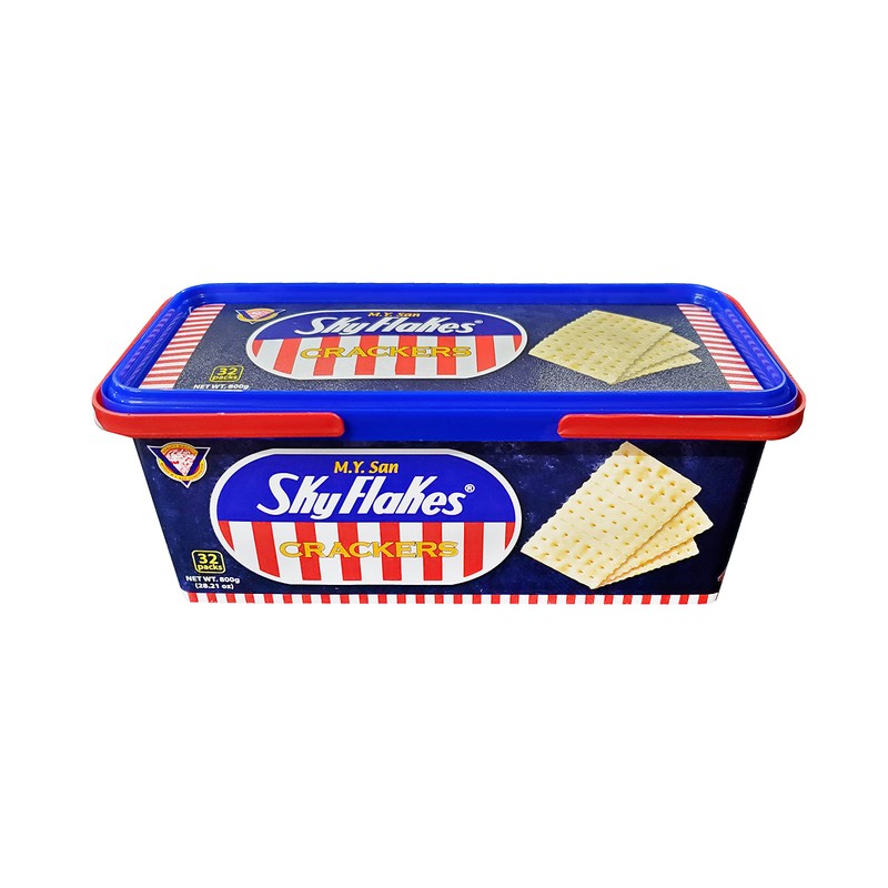 M.Y. San SkyFlakes Philippino Crackers 32 Packs 800g SET of