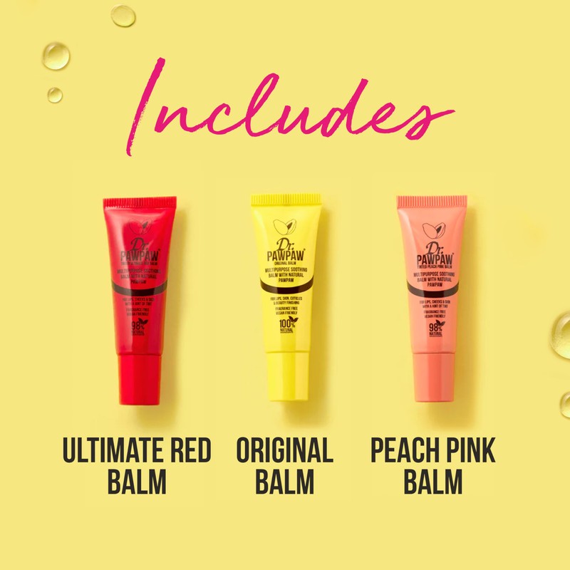 Dr. PAWPAW ORIGINAL BALM Classic Beauty Gift Lip Balm Set