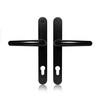 XFORT Uros Matt Black UPVC Door Handle, (PZ 92mm, 211mm
