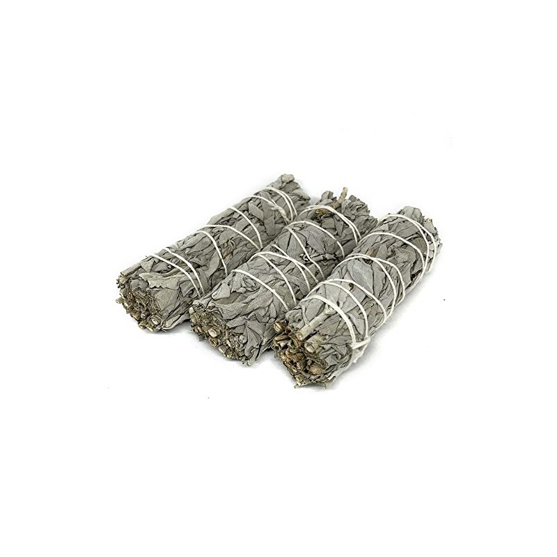 White Sage Bundle of 3 Purifying Incense Smudging THE EARTH