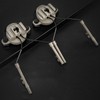 2Pcs Suspension Headset Bracket Helmet 19‑21mm Rail Adapter Rotatable Headphones