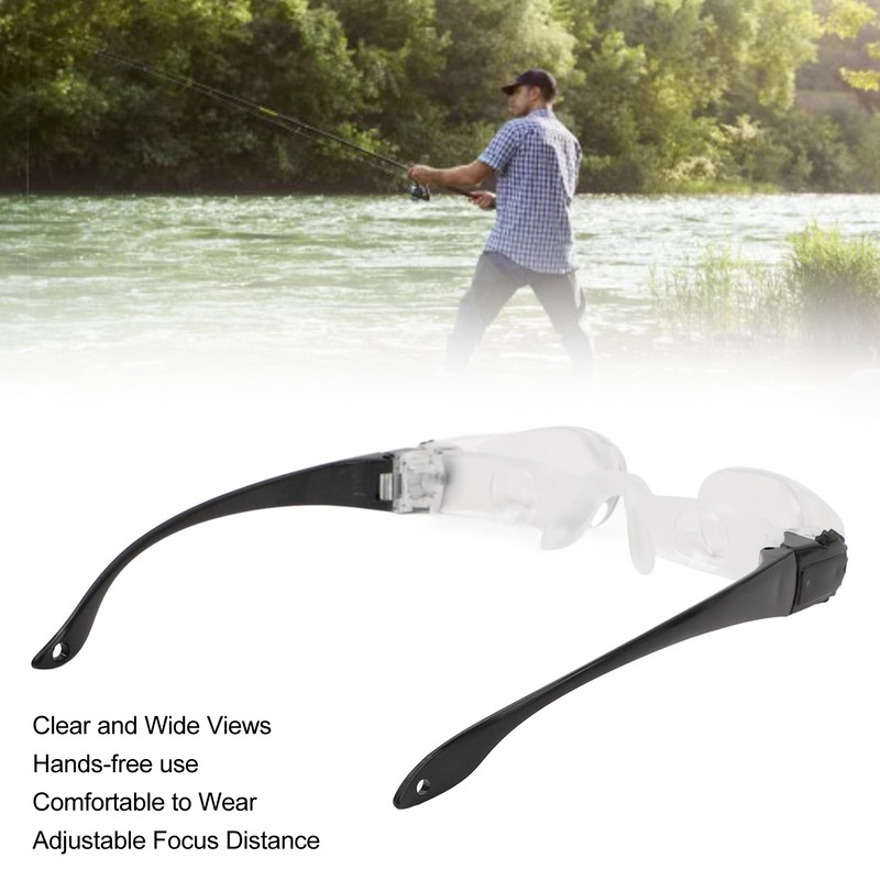 Portable HD Glasses Fishing Hands Free Binoculars Telescope 4X Magnification
