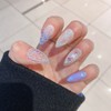 MunNail Moon Nail Butterfly Nail 2 - Short Oval /