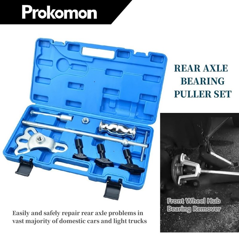 Prokomon Rear Axle Bearing Puller Kit; Rear Axle Puller Set;