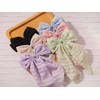 Furling Pompoms Hair Bows for Women, Hair Ribbon Bows Girls