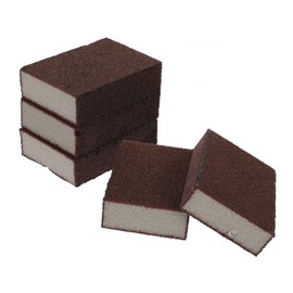 Hohopeti 5pcs Diamond Cleaning Brush Scrub Sponge for Kitchen Household Cleaning