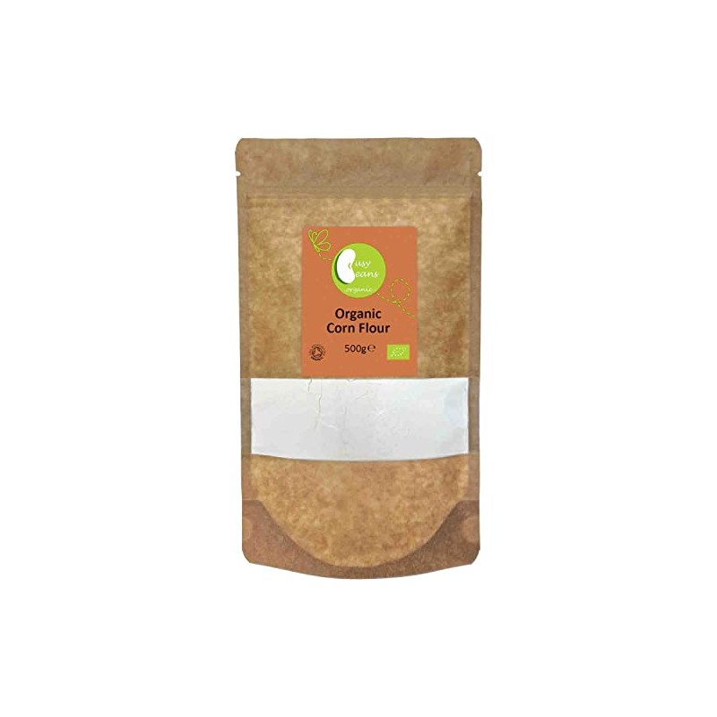 Organic Corn Flour - Certified Organic - by Busy Beans