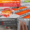 Walensee Snow Melting Mats for Stairs, 10" x 30" Graphene