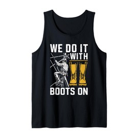 Cool Lineman Gear Electrical Worker Accessories Journeyman Tank Top
