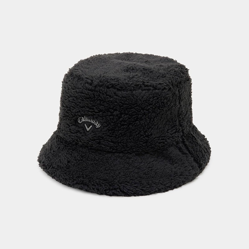 Callaway C24291118 Men's Bucket Hat (Fleece) / Golf Hat, 1010_Black