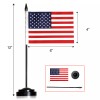 Anley USA Deluxe Desk Flag Set - 6 x 4