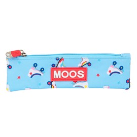 safta Unisex Children's M025 Pencil Case, Light Blue/Multicoloured, 200 x 60 mm