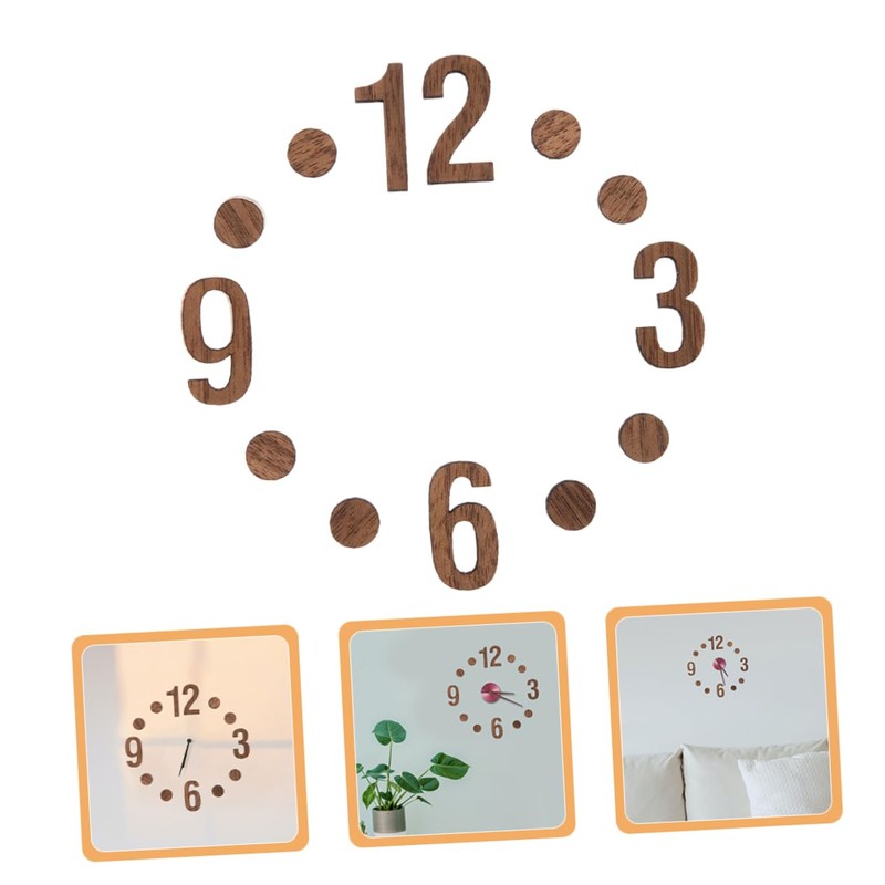 Operitacx 1 Set DIY Digital Clock Numbers Replacement Numerals for