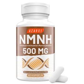 NAD Capsules Alternative 500 mg, 60 Capsules - No Additives, Practical Intake, Vegan (60 Pieces (1 Pack)))