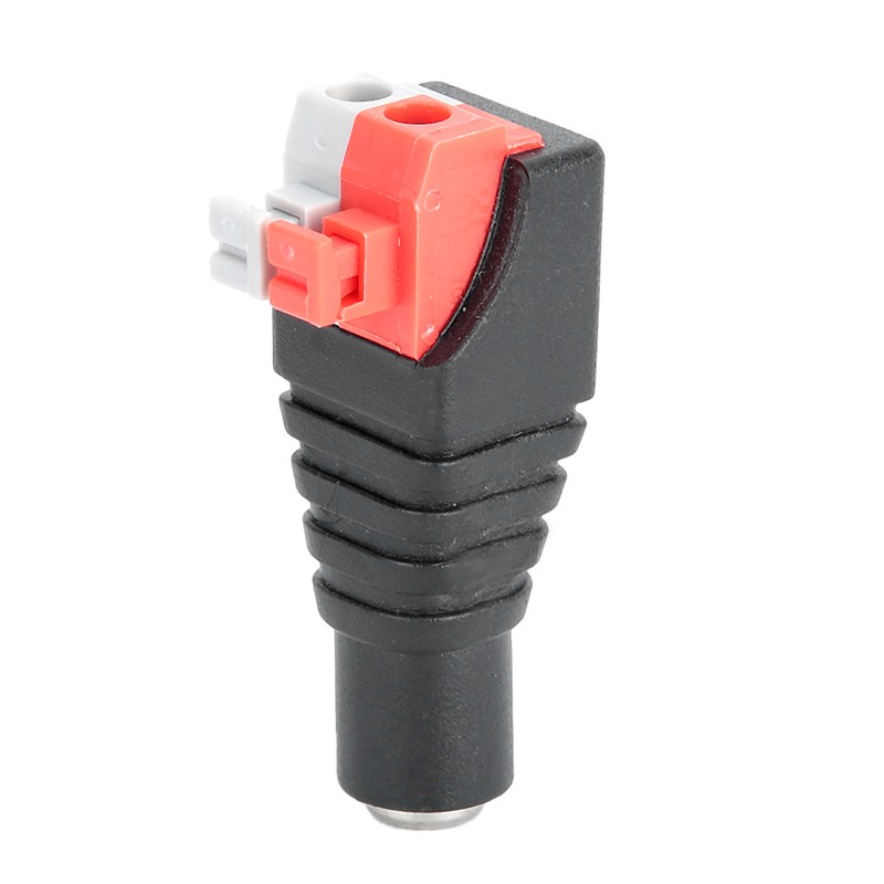 20Pcs Gold Plated Needle DC Power Connector Female Plug Pressure