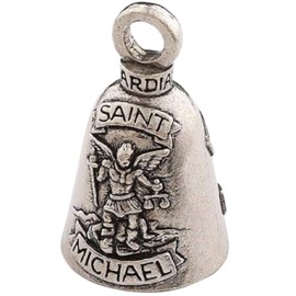Saint Michael Guardian Bell Lucky Charm Pendant For Motorcycles