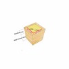 4 Pack Solid Wood Furniture Risers, Square Bed Sofa and