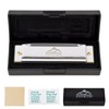 EastRock Harmonica in C Major Harmonica with Box, 10-Hole Harmonica