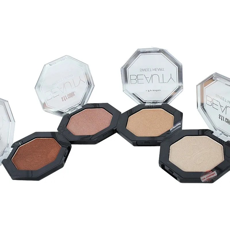 Rubor Beauty Sweet Heart Blusher Brillo Maquillaje Mejillas Tono 3