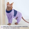 QBLEEV Cat Pajamas Clothes, Soft Cat Recovery Suit Onesie After