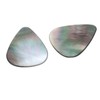 2PCS Set Guitar Picks Shell Teardrop Shaped Acoustic Guitar Picks