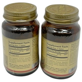 Solgar Zinc Picolinate 22 mg 100 Tablets By Solgar Lot Of 2