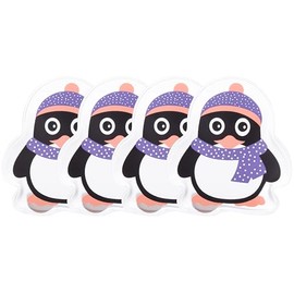 Brandsseller Pocket Warmers Set of 4 Penguin Hand Warmers Pocket Heating Pad Reusable Heat Pad Purple