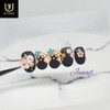 Flower Road Only Handmade Nail Tips - Long Coffin /
