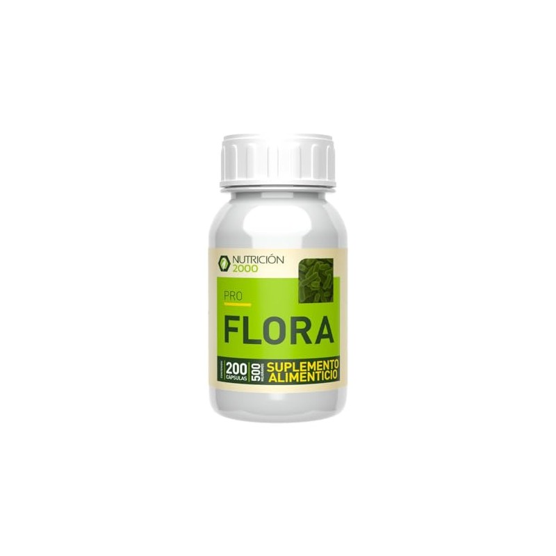Pro Flora Probióticos 200 Cápsulas N2000, Lactobacilos 500 mg, Suplemento