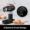 Kitchen in the box Cordless Rechargeable Hand Mixer for Kitchen,