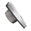 Square Stainless Steel Weather Guard with Moving Fins Pipe Connection
